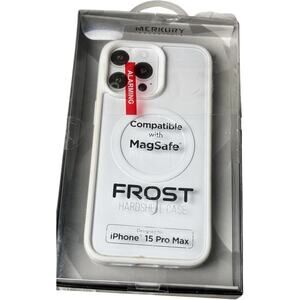 Merkury Frost Hardshell Case for iPhone 15 Pro Max - White
